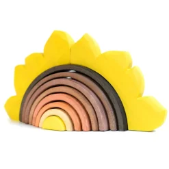 Wooden Sunflower Stacker