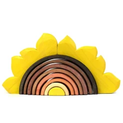 Wooden Sunflower Stacker