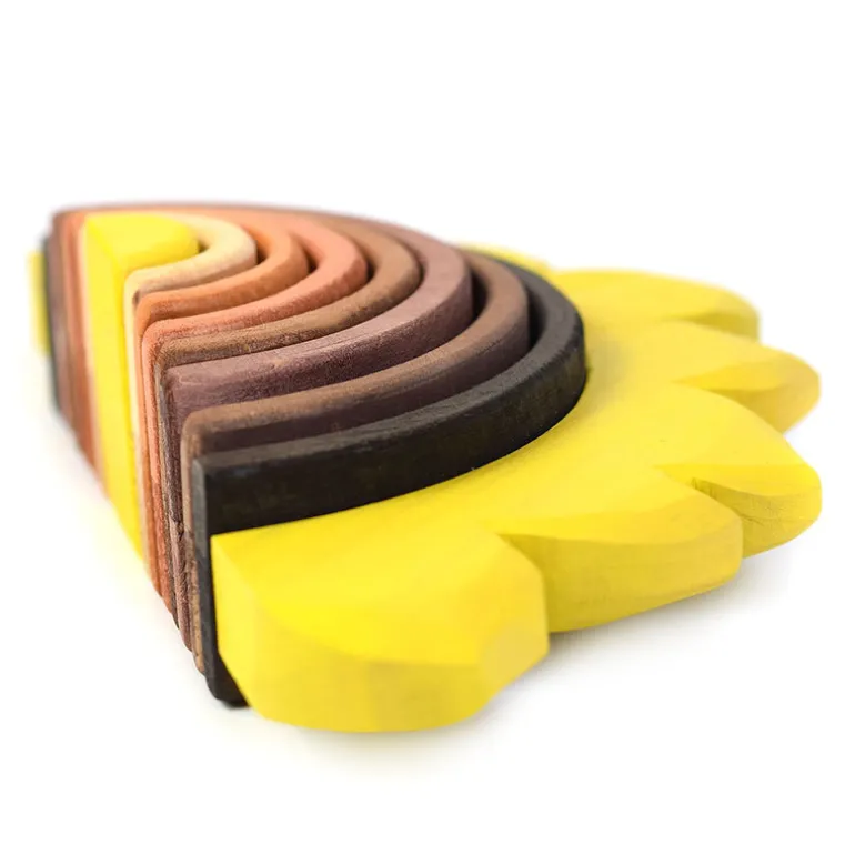 Wooden Sunflower Stacker