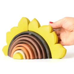 Wooden Sunflower Stacker