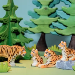 Wooden Tiger Cub - Standing