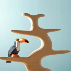 Wooden Toucan Sitting