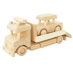 Wooden Tow Truck With Car - Jackson