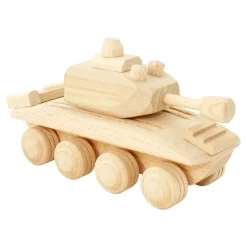 Wooden Toy Army Tank - Walter