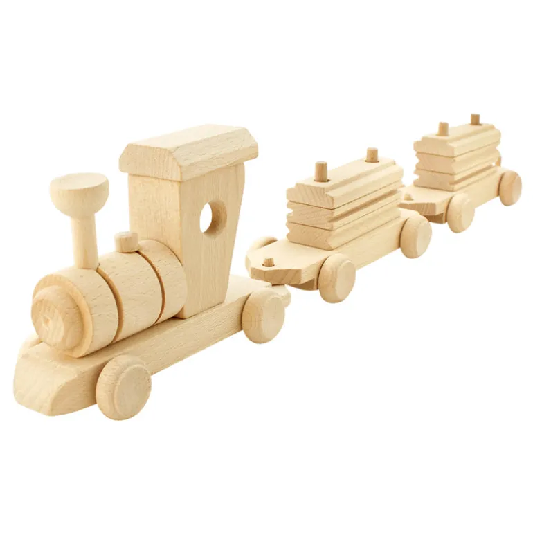 Wooden Toy Cargo Train Set - Thomas