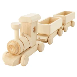 Wooden Toy Cargo Train Set - Pearl