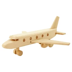 Wooden Toy Passenger Jet Plane - Bessie