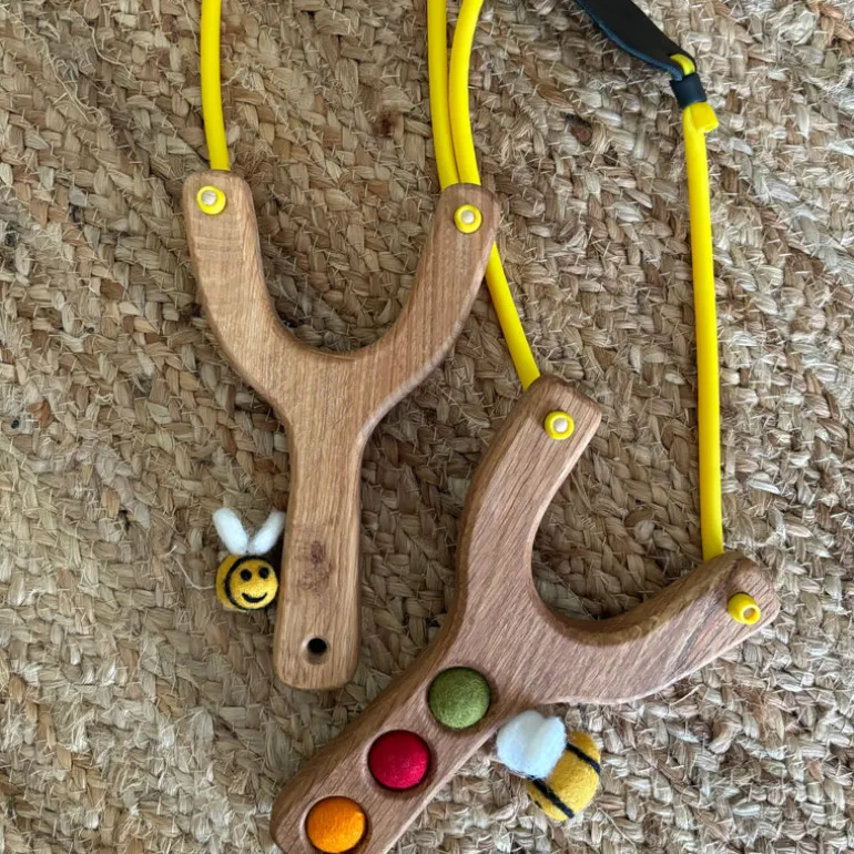 Wooden Toy Slingshot
