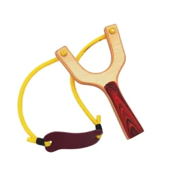 Wooden Toy Slingshot - Red