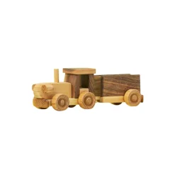 Wooden Tractor With Trailer - Isobel
