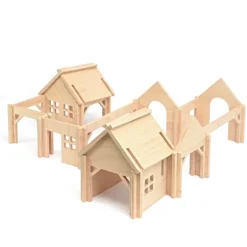 Wooden Train Station - Large Set