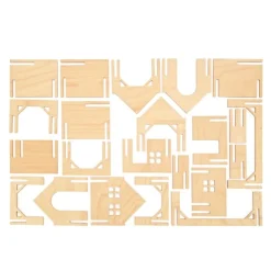 Wooden Train Station - Large Set