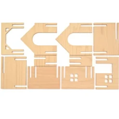 Wooden Train Station - Small Set