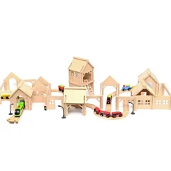 Wooden Train Station & Village - Extra Large Set