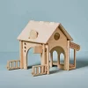 Wooden Train Station Set