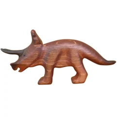 Wooden Triceratops