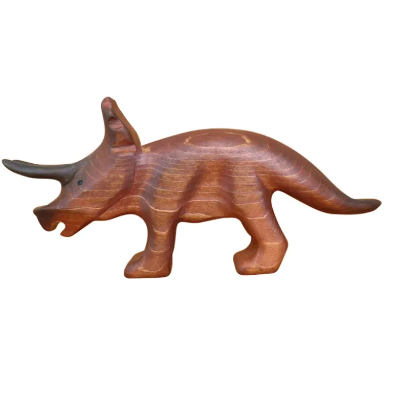 Wooden Triceratops