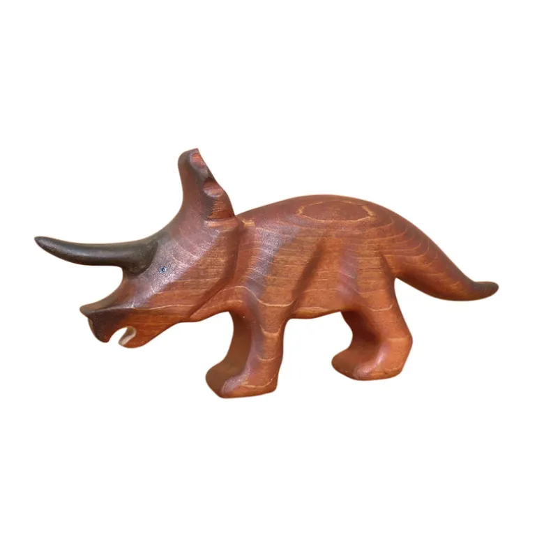 Wooden Triceratops