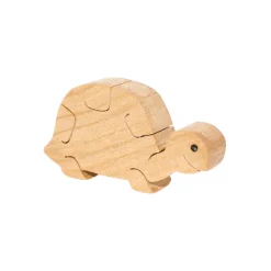 Wooden Turtle Figure