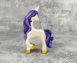 Wooden Unicorn Standing - White