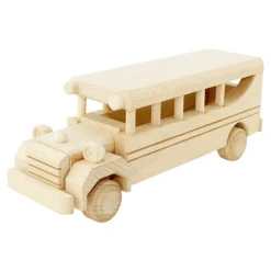 Wooden Vintage Style School Bus - Bennett