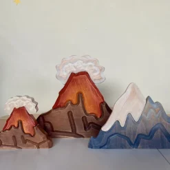 Wooden Volcano - Small