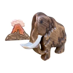 Wooden Woolly Mammoth