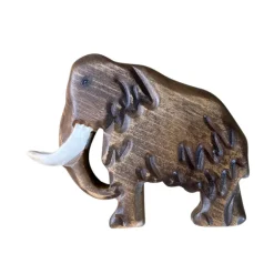 Wooden Woolly Mammoth