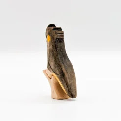 Wooden Yellow-Tailed Black Cockatoo